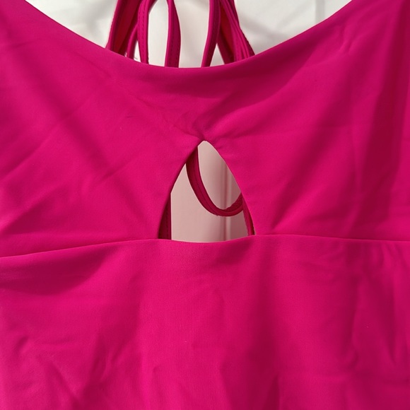 Summersalt The Swan Dive one piece swimsuit so 12 reg ♥️lava & hibiscus 💓 - Picture 3 of 9